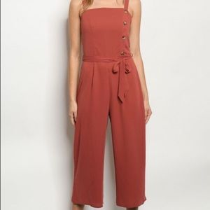 Rust Jumpsuit